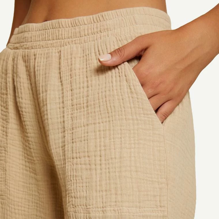 Nation LTD Womens Cairo Gauze Lounge Pant - Almond Milk 7 Nation LTD Womens Cairo Gauze Lounge Pant - Almond Milk