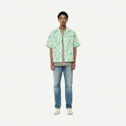John Elliott Camp Shirt - Ivory