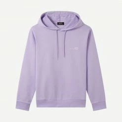 A.P.C. Hoodie Item H In Violet Mens