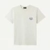 A.P.C. T-Shirt Raymond Heathered Ecru Mens