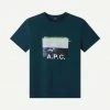 A.P.C. Mens T-Shirt Stanley In Green