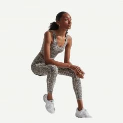 Varley Let's Go Running Legging - Sage Noise Snake Womens