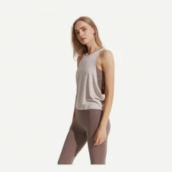 Varley Buckley Active Tank - Silver Grey Marl Womens 9 Varley Buckley Active Tank - Silver Grey Marl Womens