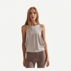 Varley Buckley Active Tank - Silver Grey Marl Womens