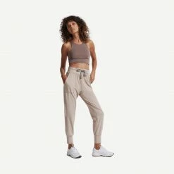 Varley Womens Parkhurst Jogger - Taupe Marl 10 Varley Womens Parkhurst Jogger - Taupe Marl