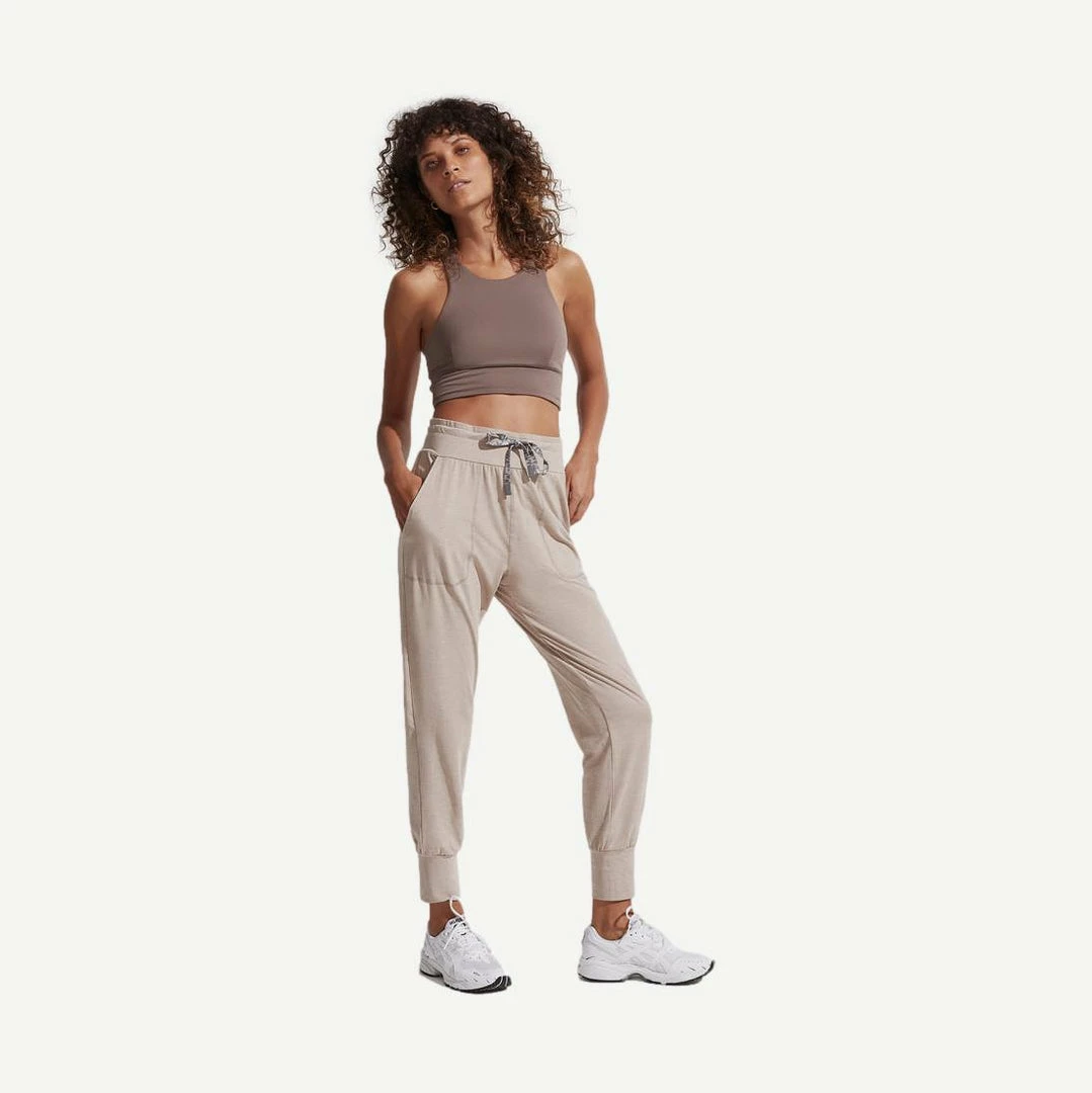 Varley Womens Parkhurst Jogger - Taupe Marl 5 Varley Womens Parkhurst Jogger - Taupe Marl