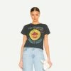 Daydreamer Womens Joan Jett Cherry Bomb Shrunken Tee