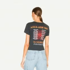 Daydreamer Womens Joan Jett Cherry Bomb Shrunken Tee