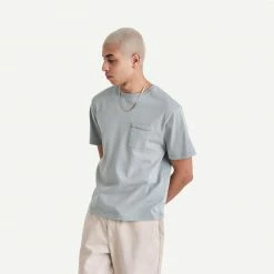 Wax London Dean Tee Compact Cotton Acid - Blue