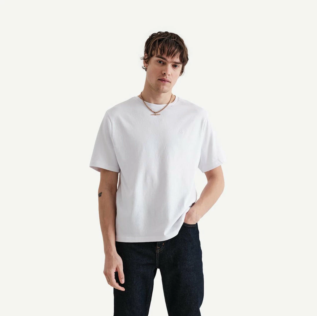 Wax London Dean Tee With Tonal Embroidery Mens 5 Wax London Dean Tee With Tonal Embroidery Mens