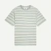 Wax London Dean Tee Trail Stripe - Light Green 1 Wax London Dean Tee Trail Stripe - Light Green