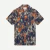 Wax London Mens Didcot Shirt Watercolour Floral