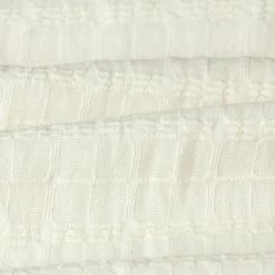 Wax London Drum Shirt Window Check Cotton - White Mens