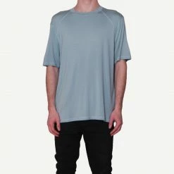 Galvanic Mens Core Dual Blend Tee In Green Blue