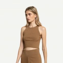 A.L.C. Womens Eden Top - Biscotti