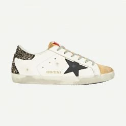 Golden Goose Womens Superstar Leather Cappuccino