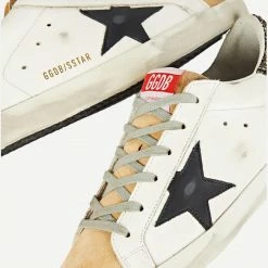 Golden Goose Womens Superstar Leather Cappuccino