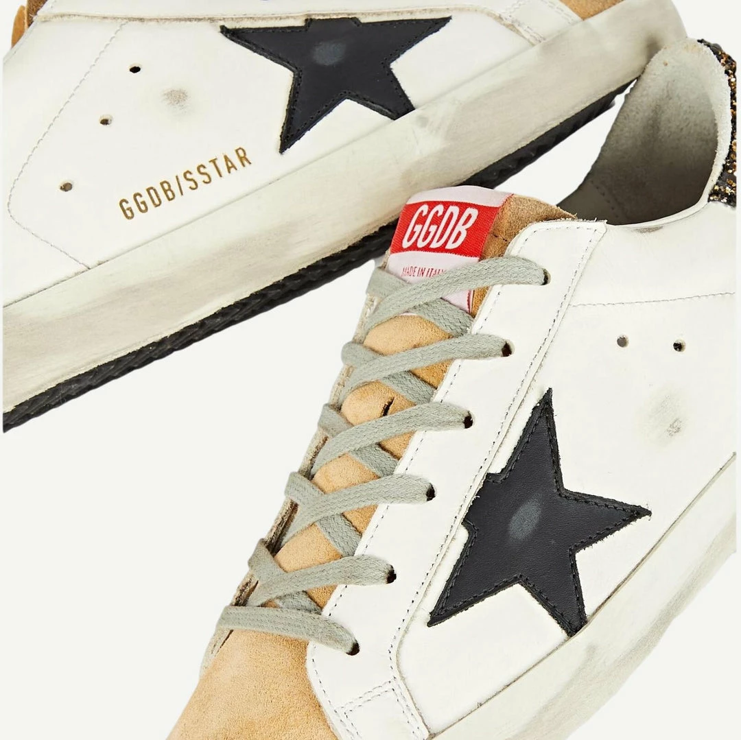 Golden Goose Womens Superstar Leather Cappuccino 4 Golden Goose Womens Superstar Leather Cappuccino