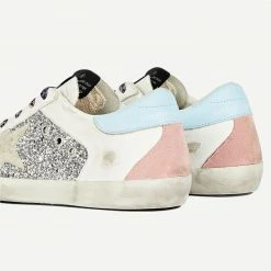 Golden Goose Superstar Glitter Leather Womens