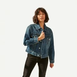 AMO Gia Jacket In Eternal Blue Womens