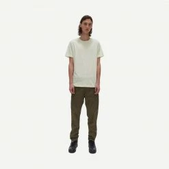 Helmut Lang Mens Aviator Short Sleeve Tee In Electric Green
