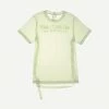 Helmut Lang Mens Aviator Short Sleeve Tee In Electric Green