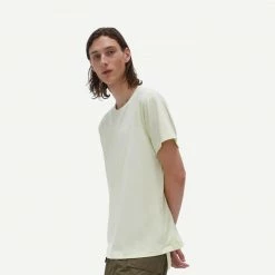 Helmut Lang Mens Aviator Short Sleeve Tee In Electric Green
