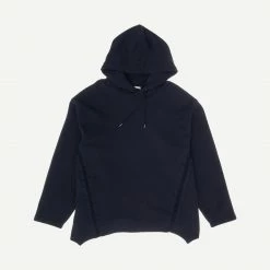 Helmut Lang Mens Laced Hoodie Loose Fit In Admiral Blue