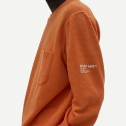 Helmut Lang Waffle Long Sleeve Tee Military Mens