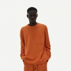 Helmut Lang Waffle Long Sleeve Tee Military Mens