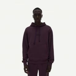 Helmut Lang Distort Hoodie Mulberry