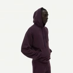Helmut Lang Distort Hoodie Mulberry