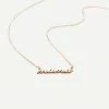 Thatch Script Mama Necklace