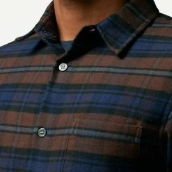 John Elliott Mens Sly Straight Hem Ridgeway Check