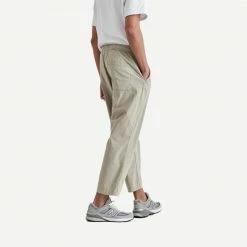 Wax London Pants & Denim Kurt Trouser Seersucker - Sage