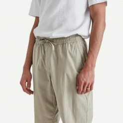 Wax London Pants & Denim Kurt Trouser Seersucker - Sage