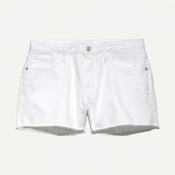 Frame Denim Le Grand Garcon Short - Blanc Shred