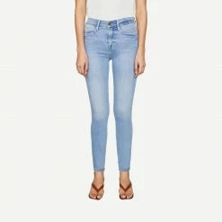 Frame Denim Womens Le High Skinny Double Needle In Tropic