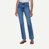 Frame Denim Le High Straight In Wine Ridge