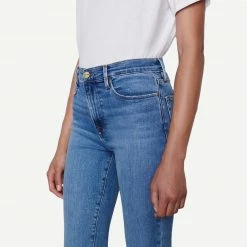 Frame Denim Le High Straight In Wine Ridge