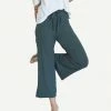 LNA Womens Core Ribbed Kismet Pant Dark Olive 1 LNA Womens Core Ribbed Kismet Pant Dark Olive