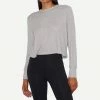 LNA Ribbed Long Sleeve Crew Dark Olive