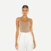 LNA Essential Scoop Tank Bodysuit - Nude