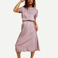 Nation LTD Womens Mabel Bias Skirt - Hopeless Romantic