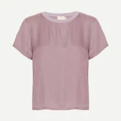 Nation LTD Marie Sateen Boxy Crop - Hopeless Romantic