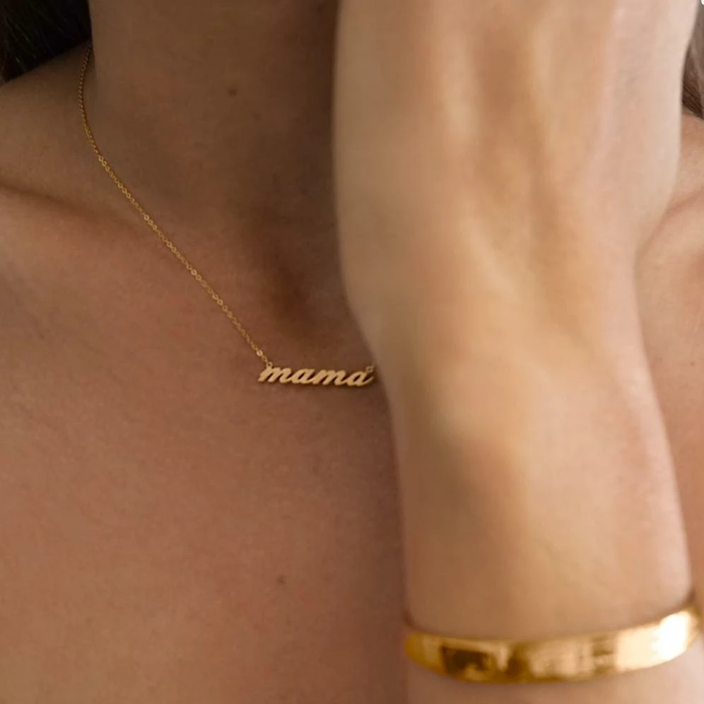 Thatch Script Mama Necklace 4 Thatch Script Mama Necklace