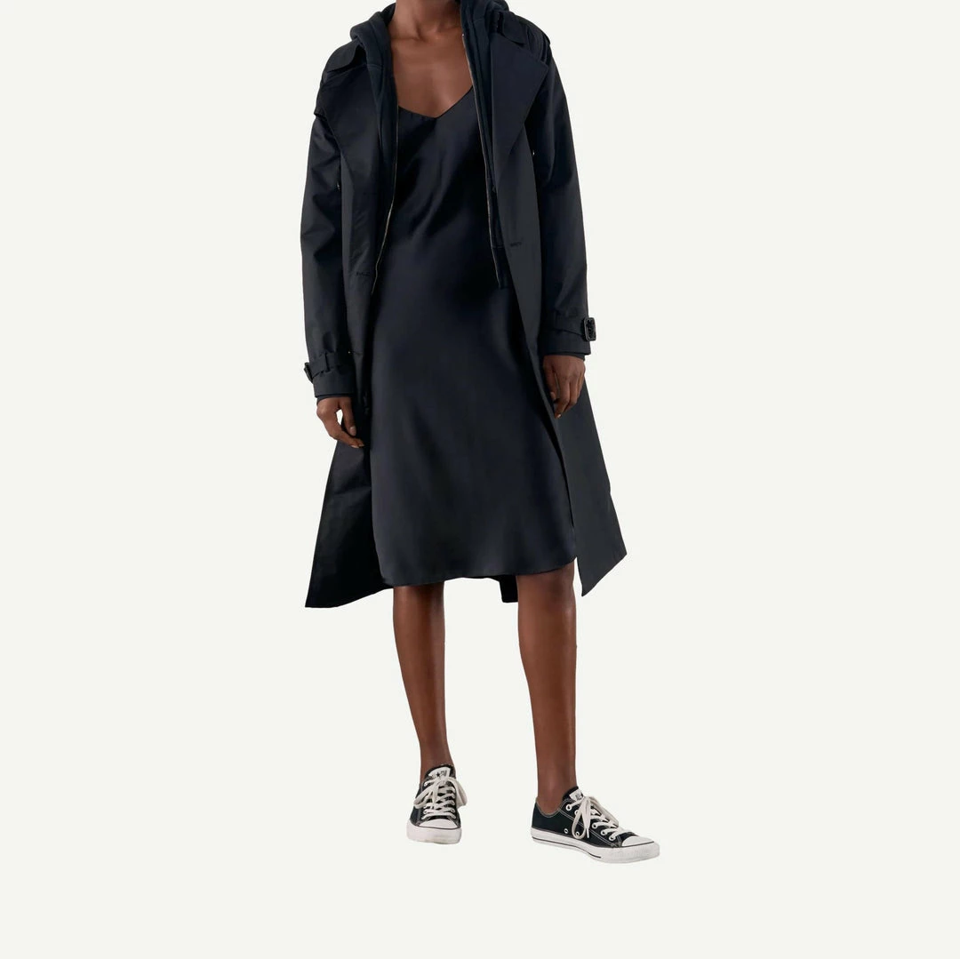 Nili Lotan Short Cami Dress - Black 5 Nili Lotan Short Cami Dress - Black