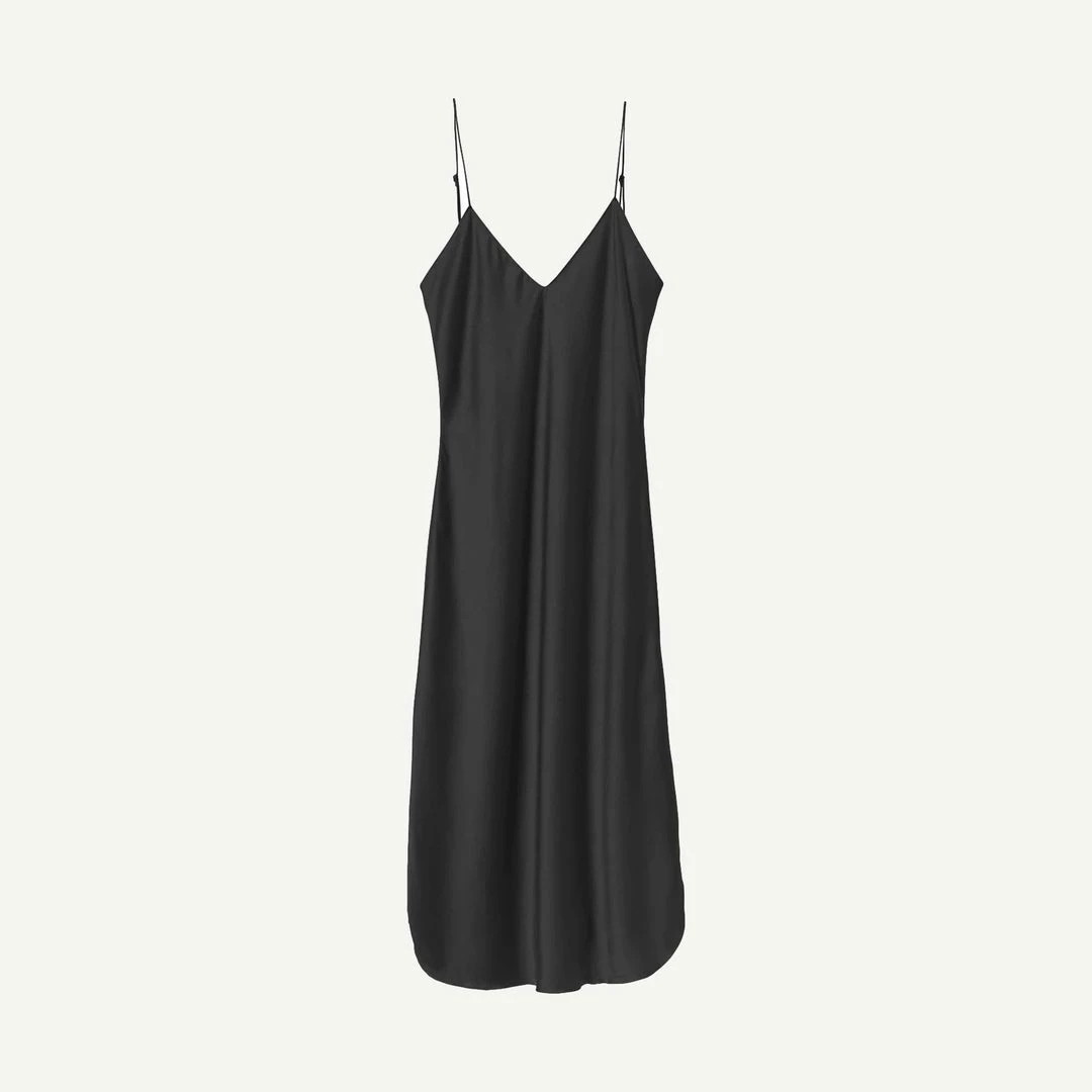 Nili Lotan Short Cami Dress - Black 3 Nili Lotan Short Cami Dress - Black