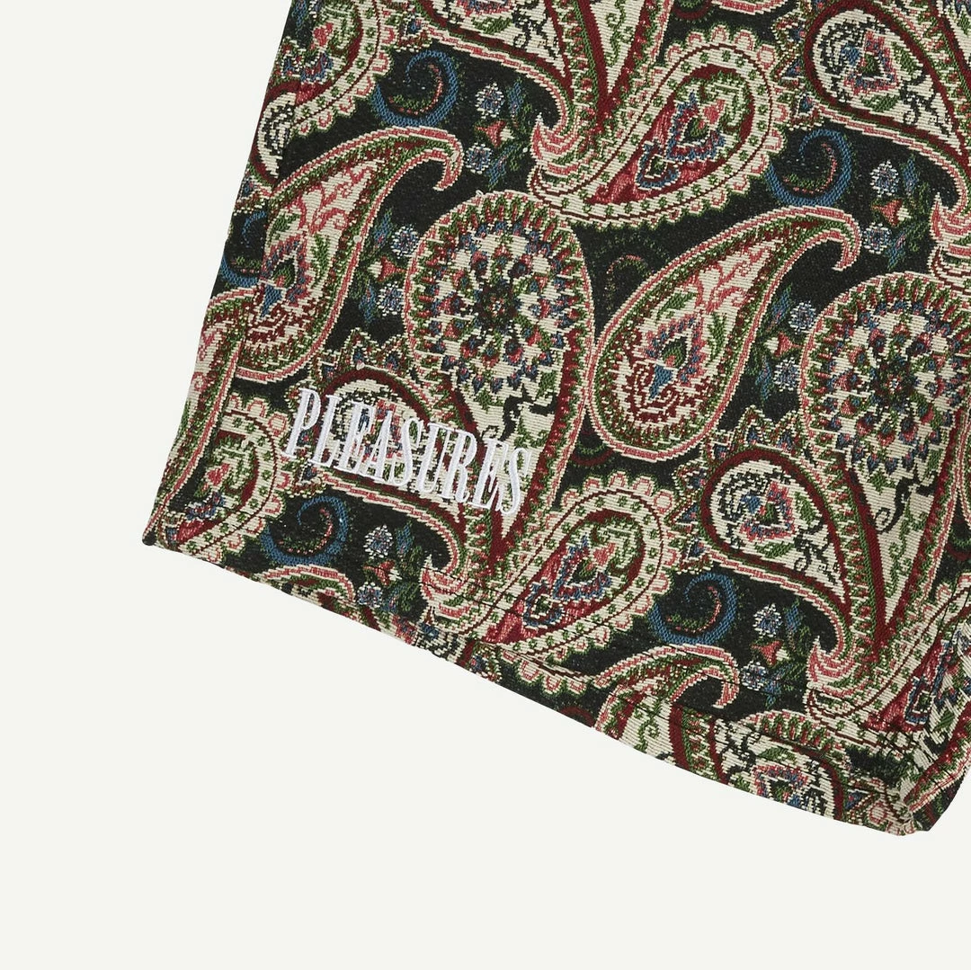 Pleasures Casket Woven Shorts - Black Mens 5 Pleasures Casket Woven Shorts - Black Mens