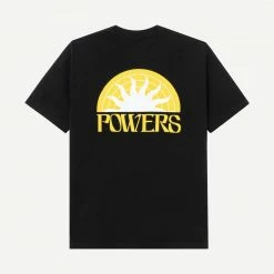 POWERS Mens Sun SS Tee Black